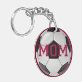 Mama für Fußball Schlüsselanhänger (Vorderseite links)
