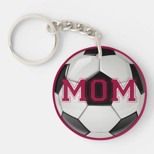 Mama für Fußball Schlüsselanhänger (Vorderseite)