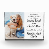 Mama für Haustiere Muttertag Fotoblock (Vorderseite)