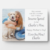 Mama für Hunde Foto Muttertag Fotoplatte (Vorderseite)
