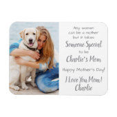 Mama für Hunde Foto Muttertag Magnet (Horizontal)