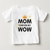 Mama für immer baby t-shirt (Vorderseite)