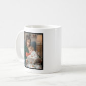 Mama für immer dankbar Soft Script 1 Foto Kaffeetasse (Vorderseite Links)