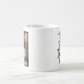 Mama für immer dankbar Soft Script 1 Foto Kaffeetasse (Mittel)