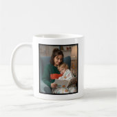 Mama für immer dankbar Soft Script 1 Foto Kaffeetasse (Links)