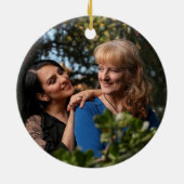 Mama für immer nie auseinanderbrechen Ferngeschenk Keramik Ornament (Hinten)