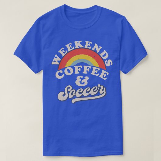 Mama für Kaffee und Fußball im Retro-Fußball T-Shirt (Design vorne)