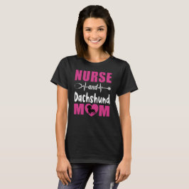 Mama für Krankenpflege und Dackel T-Shirt