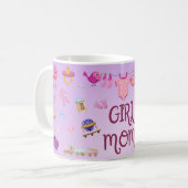 Mama für Mädchen - Vollwrap-Kaffee-Tasse Kaffeetasse (Vorderseite Links)