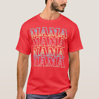 Mama für Mutter Geschenk für Mama Geburtstagsjunge T-Shirt