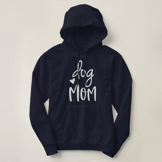Mama für niedliche Hunde Hoodie (Design vorne)