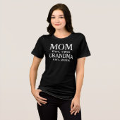 Mama für Oma 2025 Est Tri-Blend Shirt (Vorderseite voll)