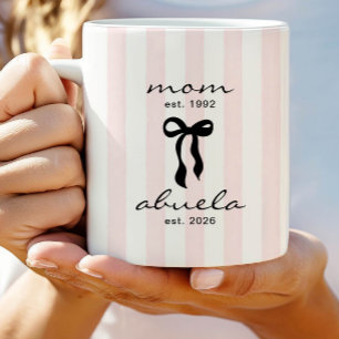 Mama für Oma Est Tasse mit Schleife