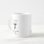 Mama für Oma Tasse mit Schleife (Vorderseite Links)