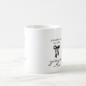 Mama für Oma Tasse mit Schleife (Mittel)