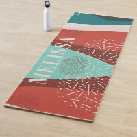 Mama für personalisierte Retro-Muster Monogramm Na