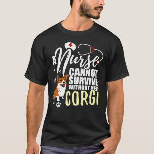 Mama für Pflegekräfte Corgi für Frauen T-Shirt