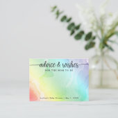 Mama für Regenbogenfarbenkarte Begleitkarte (Stehend Vorderseite)