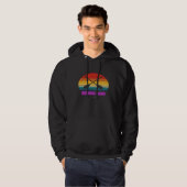 Mama für Rower Retro Style Hoodie (Vorne ganz)