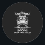 Mama für Schulbusfahrer wie eine normale Ausnahme Runder Aufkleber<br><div class="desc">Mama für Schulbusfahrer wie eine normale Ausnahme</div>