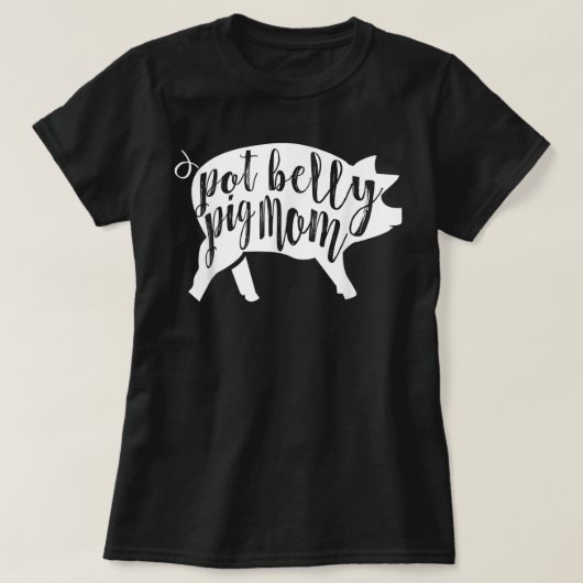 Mama für Schweine T-Shirt (Design vorne)