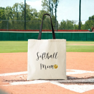 Mama für Softball-Skript Tragetasche