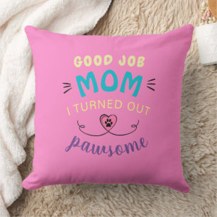 Mama für spielerische Kissen Pair Geschenk Dekorat