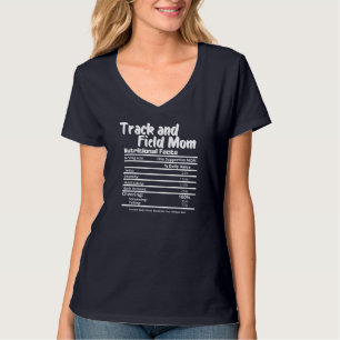 Mama für Track und Field Fact Label - Danke T-Shirt