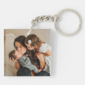 Mama für uns sind Sie das Foto der Welt Schlüsselanhänger (Rückseite)