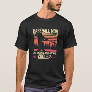 Mama für weibliche Baseball-Lüfterweibchen T-Shirt