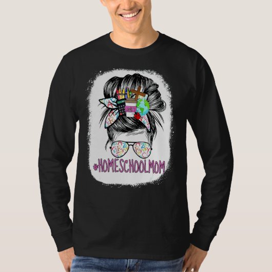 Mama für Zuhause School Ma T-Shirt (Vorderseite)