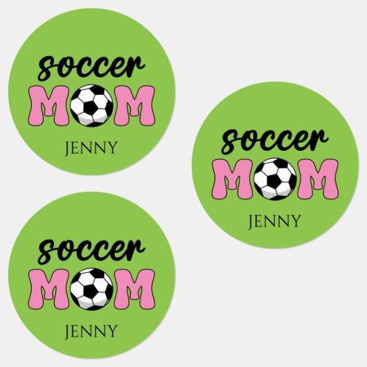 Mama Fußball - Muttertag persönlich Etiketten (Gruppe)