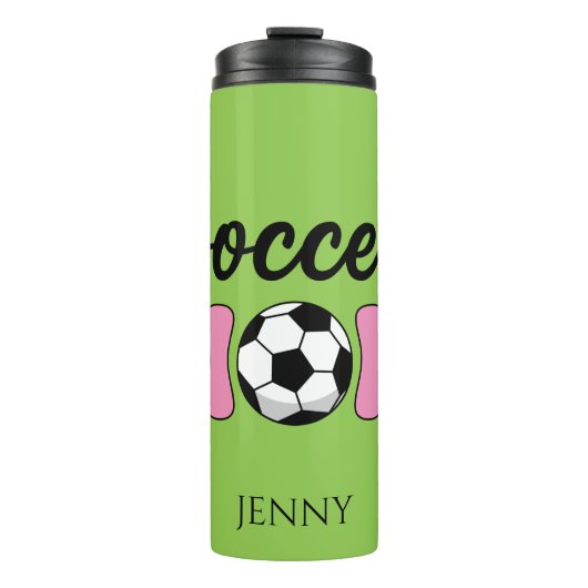 Mama Fußball - Muttertag persönlich Thermosbecher (Vorderseite)