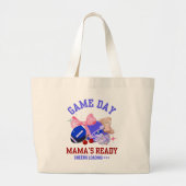 Mama-GAME-TAG MAMA'S BEREIT Jumbo Stoffbeutel (Vorne)