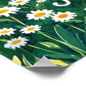 Mama Garden Squad_Sunflowers Daises Schmetterlinge Poster (Ecke)