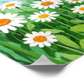 Mama Garden Squad Sunflowers Daisies Butterflies Poster (Ecke)