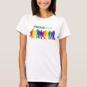 Mama Gay Pride gemischte geschlechtsspezifische Si T-Shirt (Vorderseite)