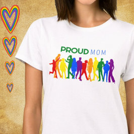 Mama Gay Pride gemischte geschlechtsspezifische Si T-Shirt