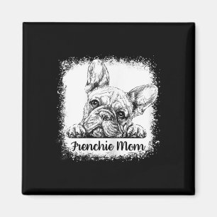 Mama gebleicht Niedliche französische Bulldog Mama Magnet