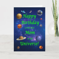 Mama Geburtstag am besten im Universum