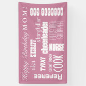 Mama-Geburtstag Banner (Vertikal)