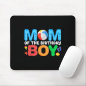 Mama Geburtstag Junge Kinder Beach Ball Themenpool Mousepad (Mit Mouse)
