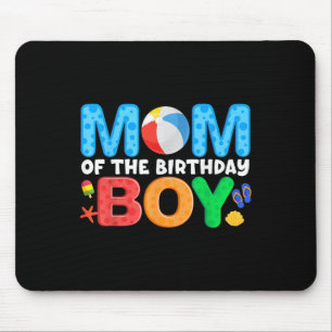 Mama Geburtstag Junge Kinder Beach Ball Themenpool Mousepad