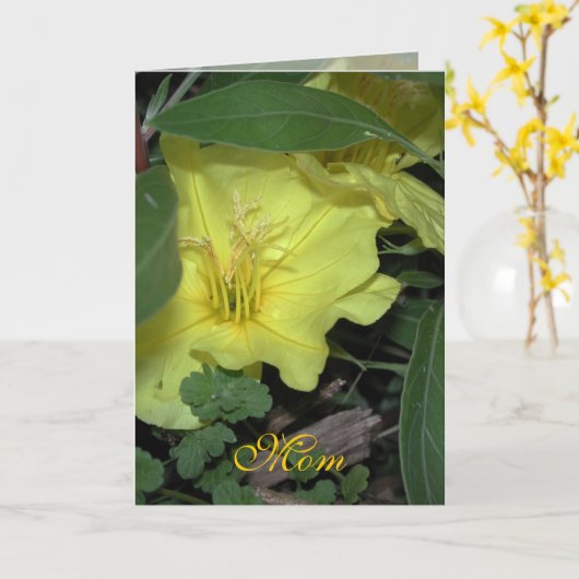 Mama Geburtstag Karte (Gelbe Blume)
