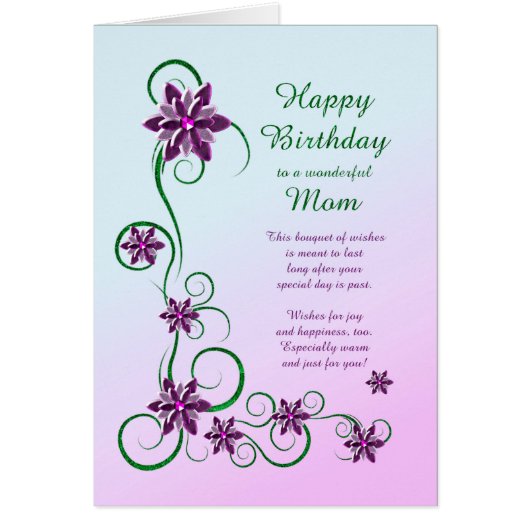 Mama Geburtstag mit Rollen und Blume (Vorne)