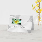 Mama Geburtstag Single Blume Karte (Gelbe Blume)
