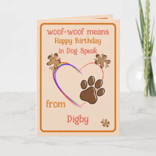 Mama Geburtstag von der Hundekarte Karte