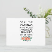 Mama Geburtstagsgeschenk Muttertag Geschenk Mama Einladung (Stehend Vorderseite)