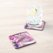 Mama-Gedicht - 70. Geburtstag Getränkeuntersetzer (Rechte Seite)