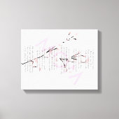 Mama Gedicht Leinwanddruck (Vorderseite)